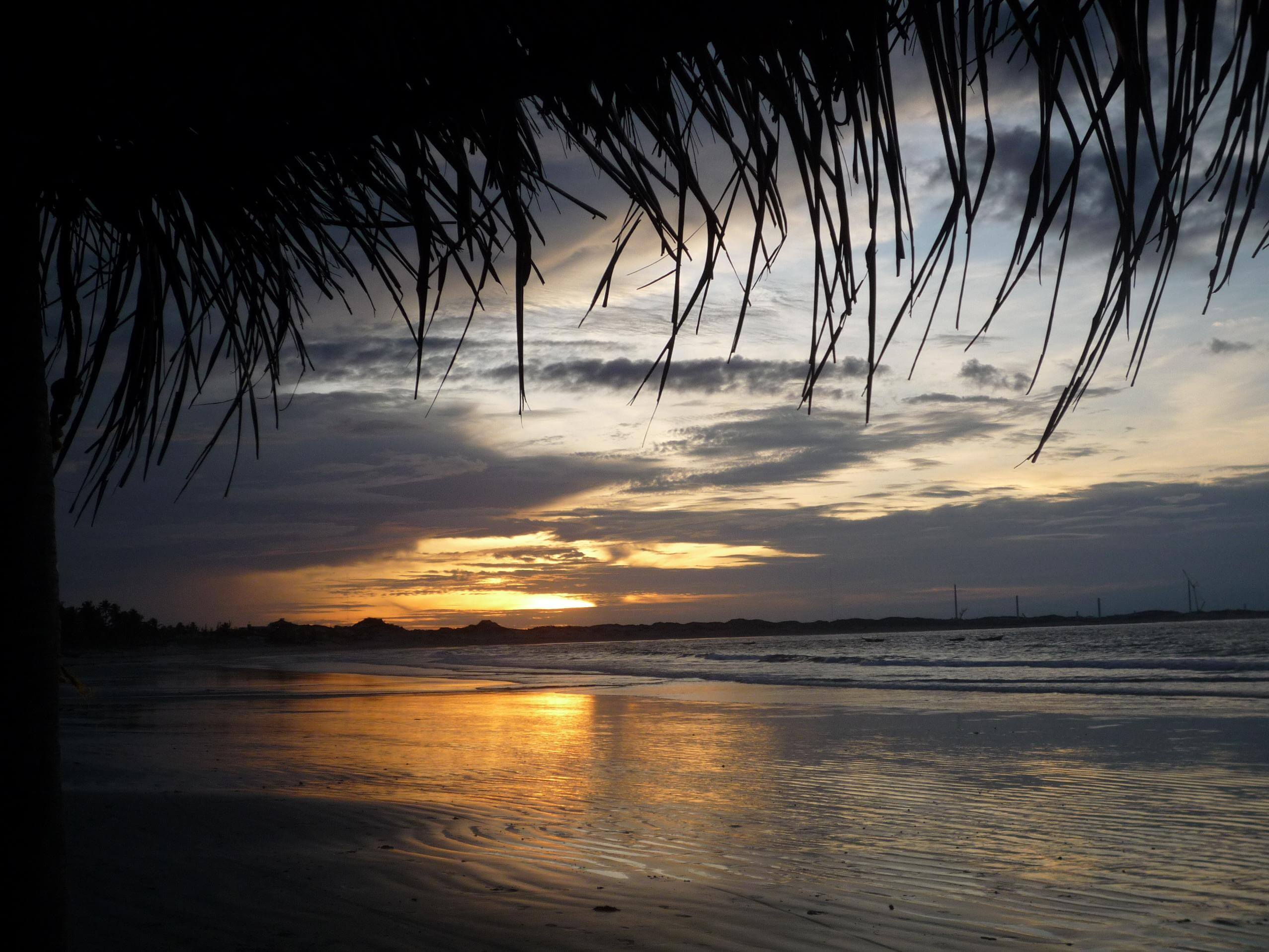 Coucher de soleil sur la c&ocirc;te du Cear&aacute;